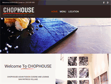 Tablet Screenshot of chophousepr.com